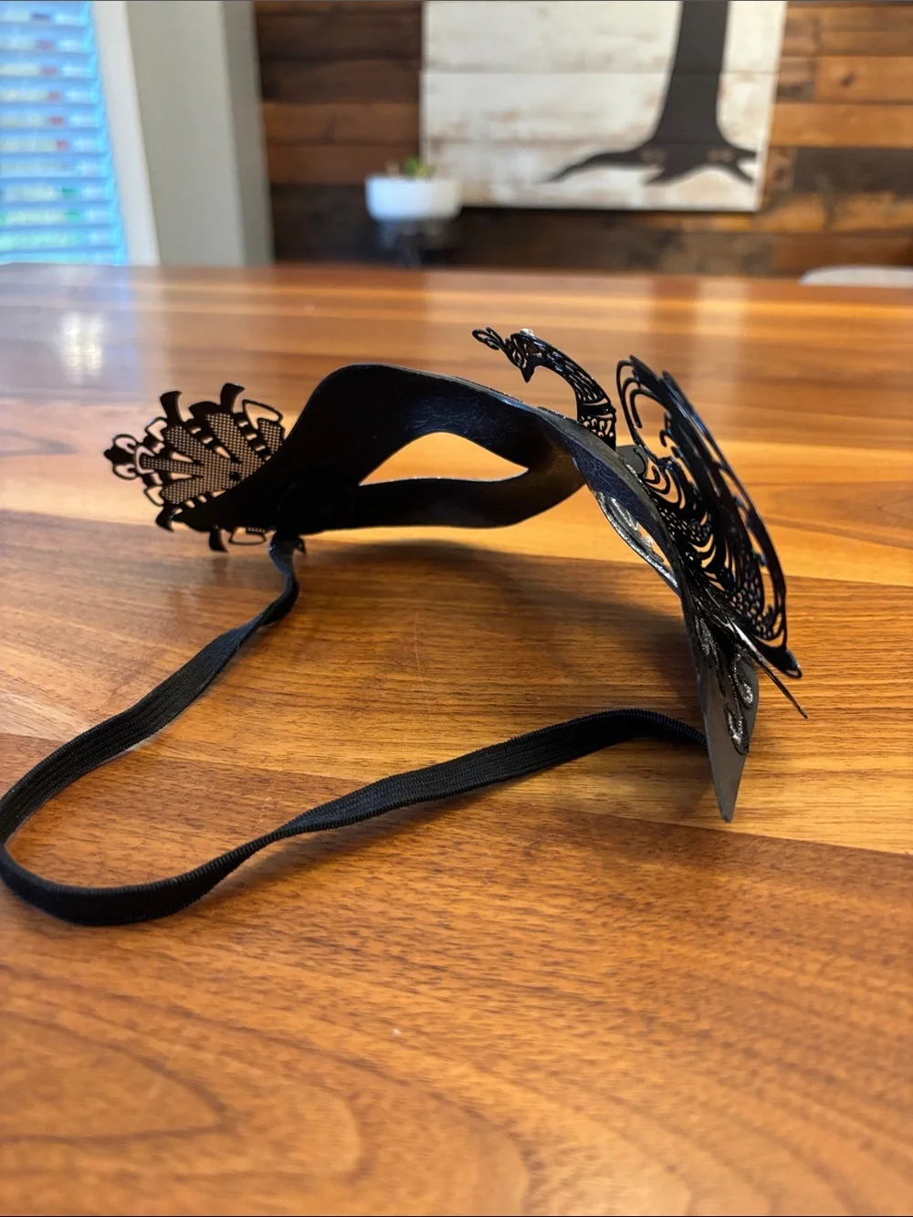 Black and Silver Masquerade Venetian Mask for Party, Prom, Mardi Gras